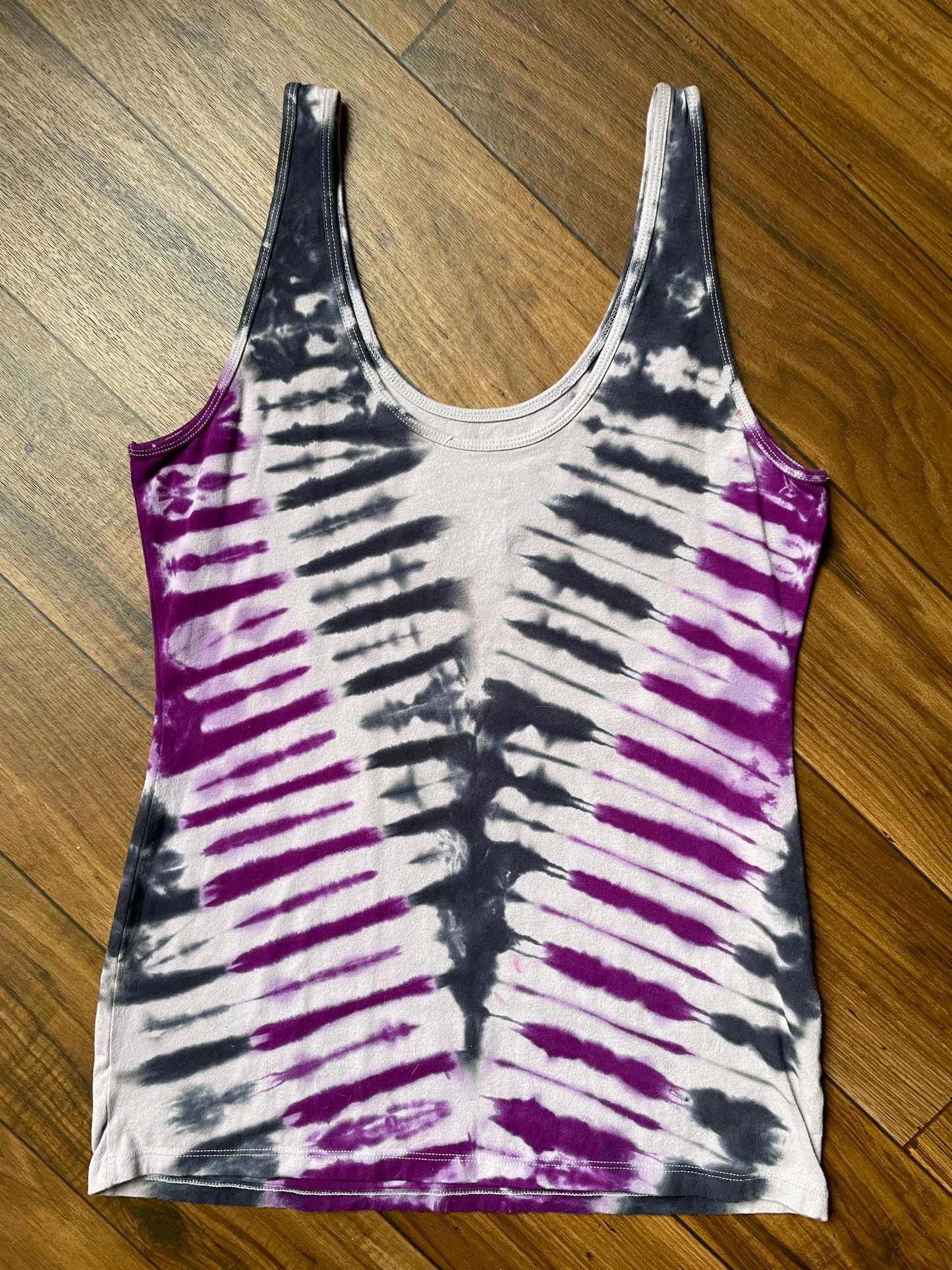 Women's Large Indian Paintbrush Tie Dye Tank Top