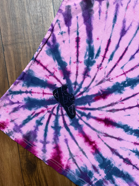 Women's Large Climbing Shoe Tie Dye Tank Top