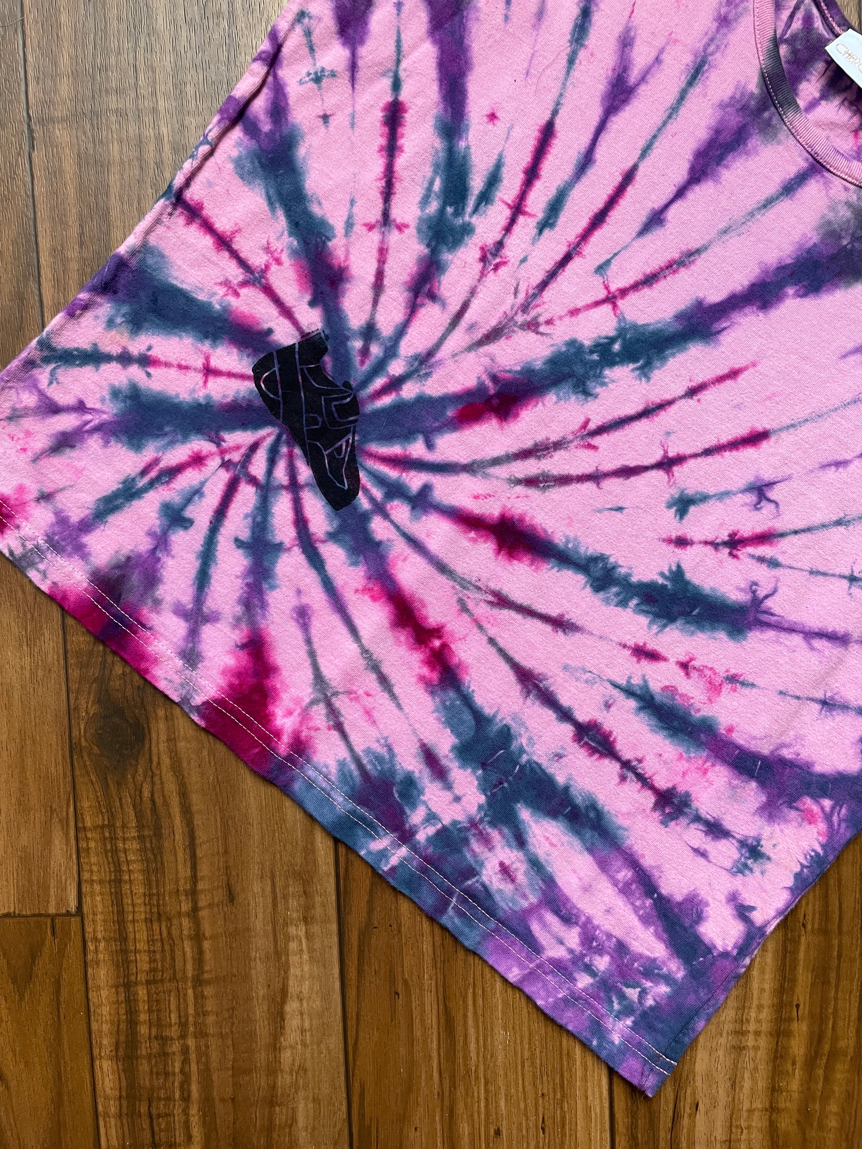 Women's Large Climbing Shoe Tie Dye Tank Top