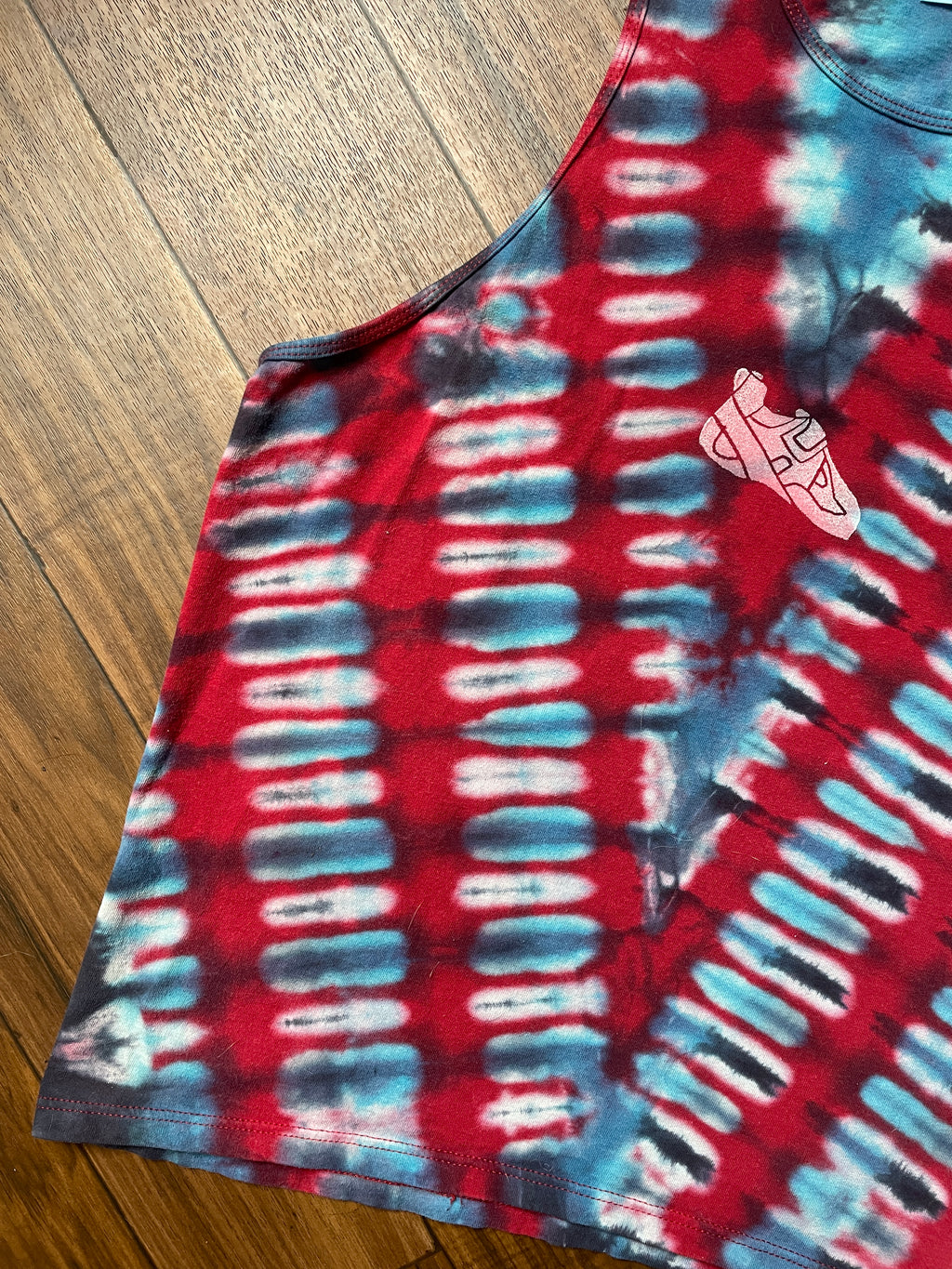 Men's Medium Climbing Shoe Tie Dye Tank Top