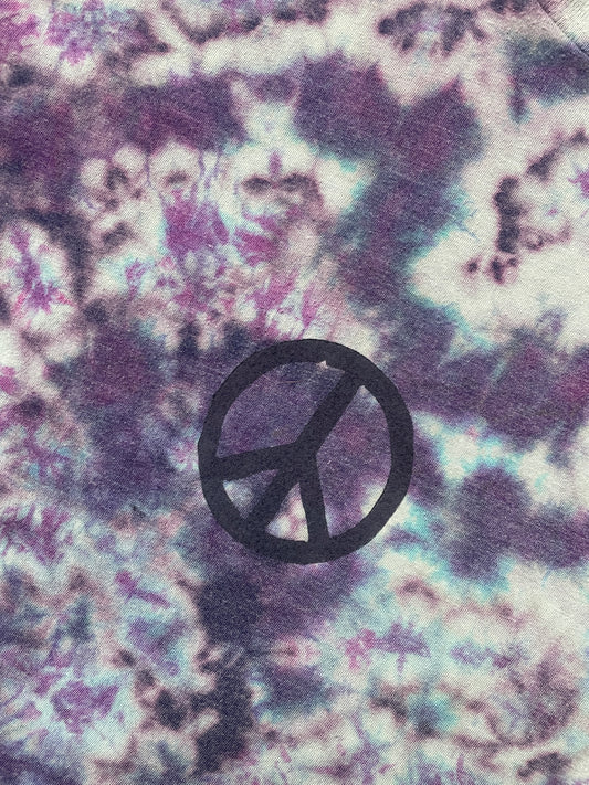 Men's Medium Peace Sign Short Sleeve T-Shirt