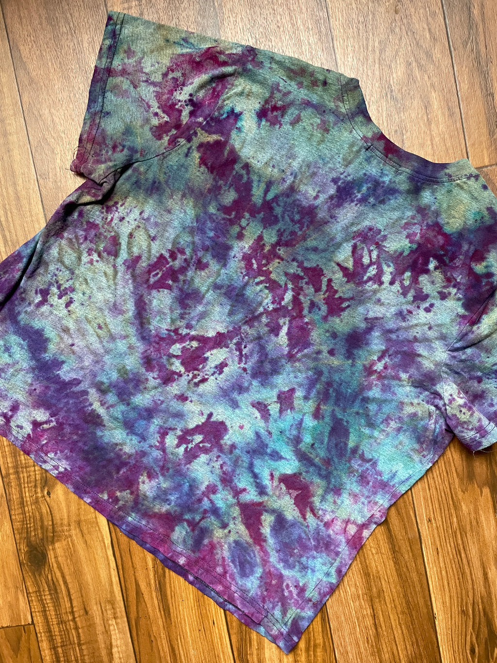 Women's XL MOOD Short Sleeve Tie Dye T-Shirt