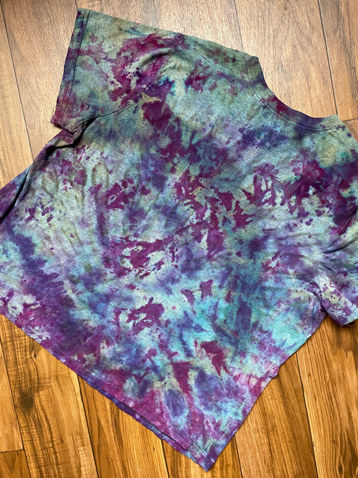 Women's XL MOOD Short Sleeve Tie Dye T-Shirt