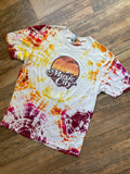 Music City Sunset Geode Tie Dye T-Shirt | Men's XL, Short Sleeve