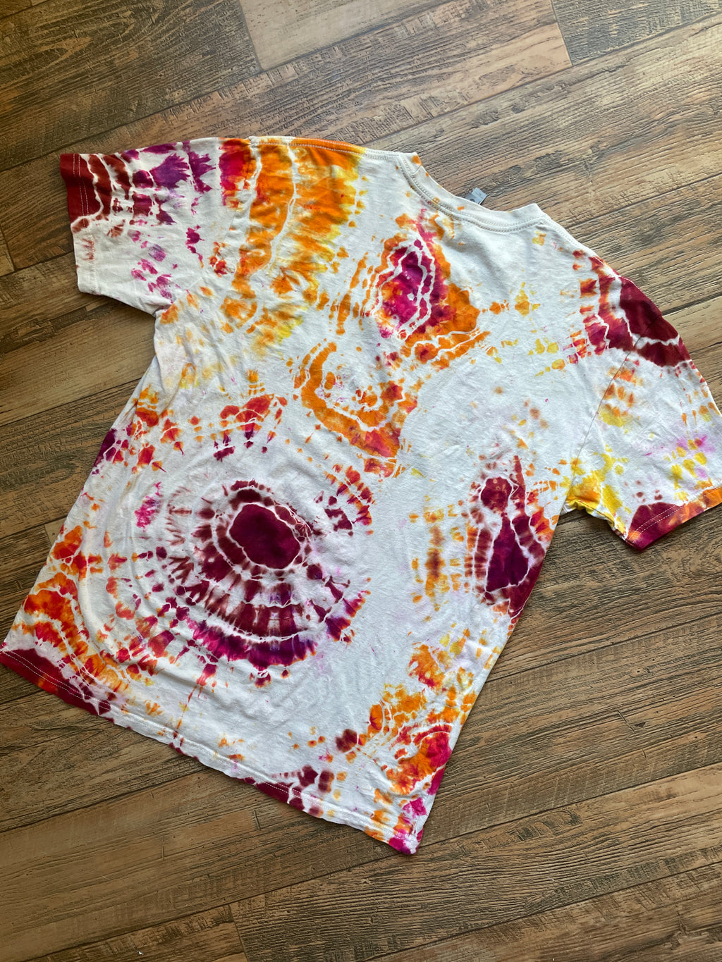 Music City Sunset Geode Tie Dye T-Shirt | Men's XL, Short Sleeve