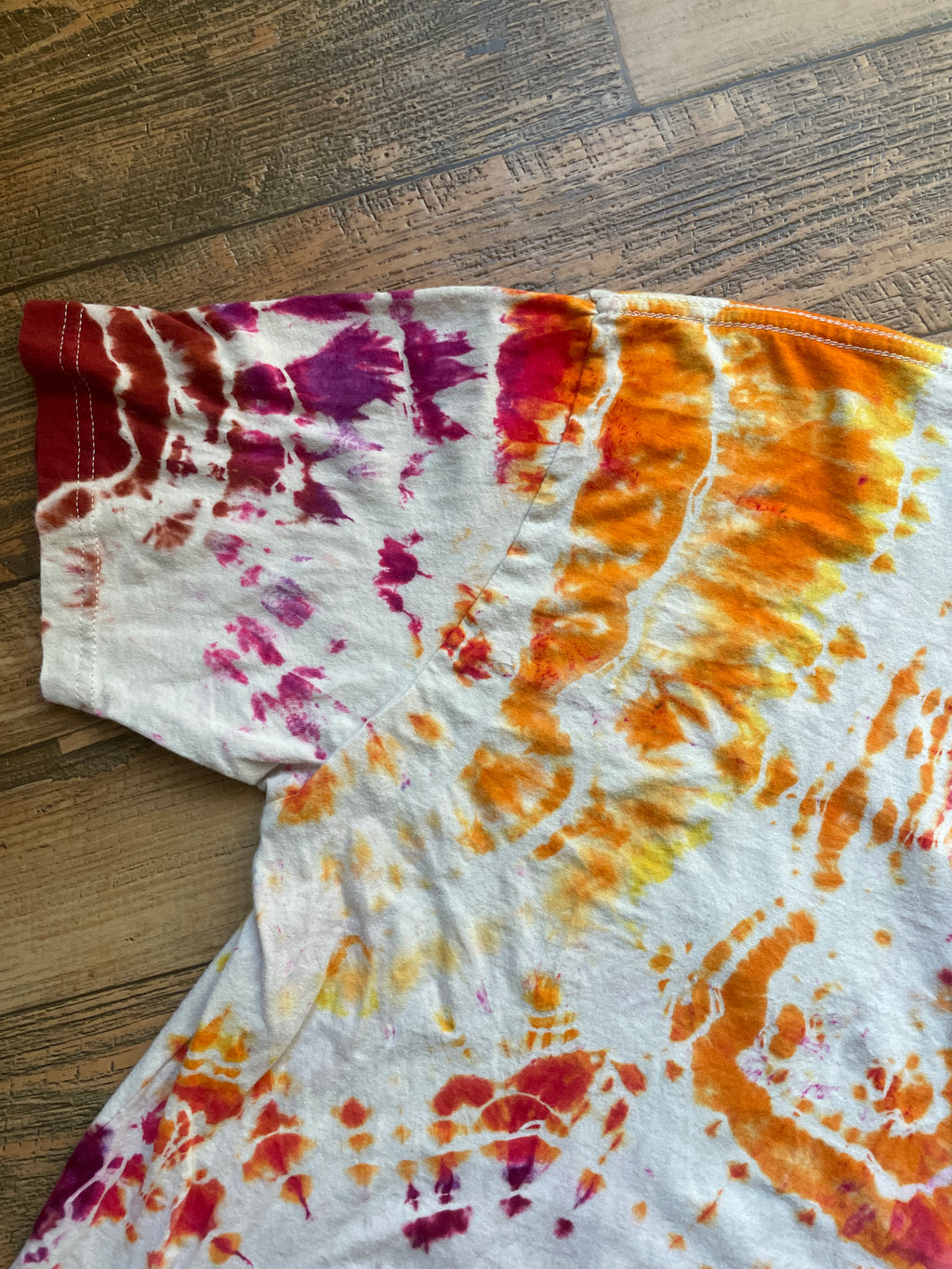 Music City Sunset Geode Tie Dye T-Shirt | Men's XL, Short Sleeve