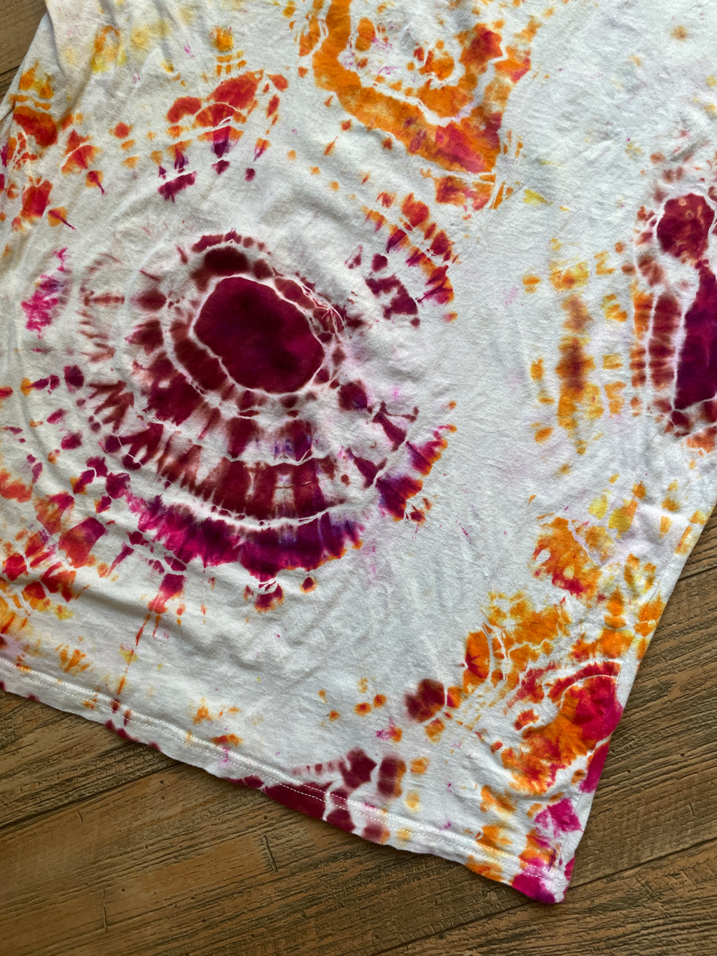 Music City Sunset Geode Tie Dye T-Shirt | Men's XL, Short Sleeve