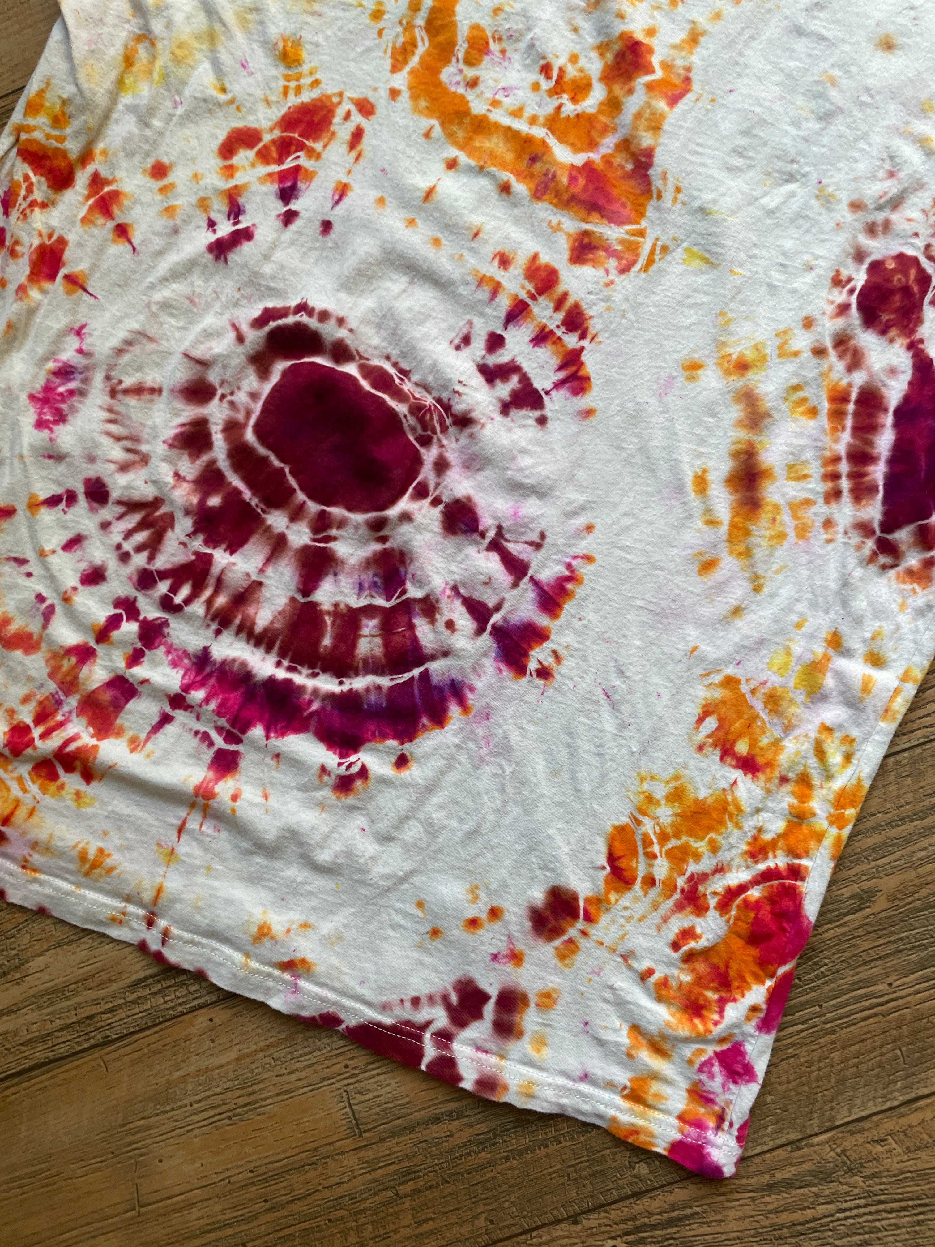 Music City Sunset Geode Tie Dye T-Shirt | Men's XL, Short Sleeve