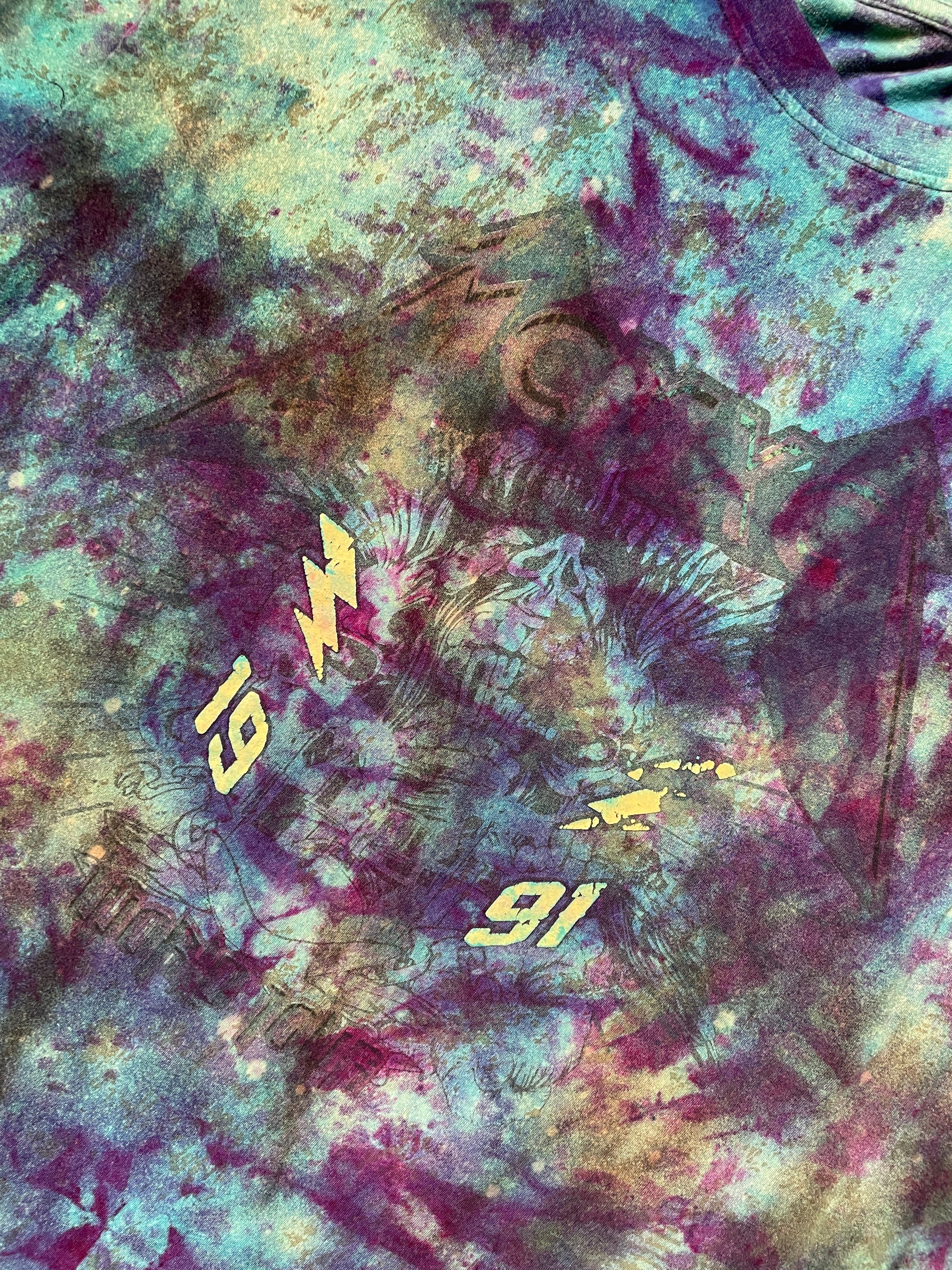 Men's 5XL MCMX Tie Dye Short Sleeve T-Shirt