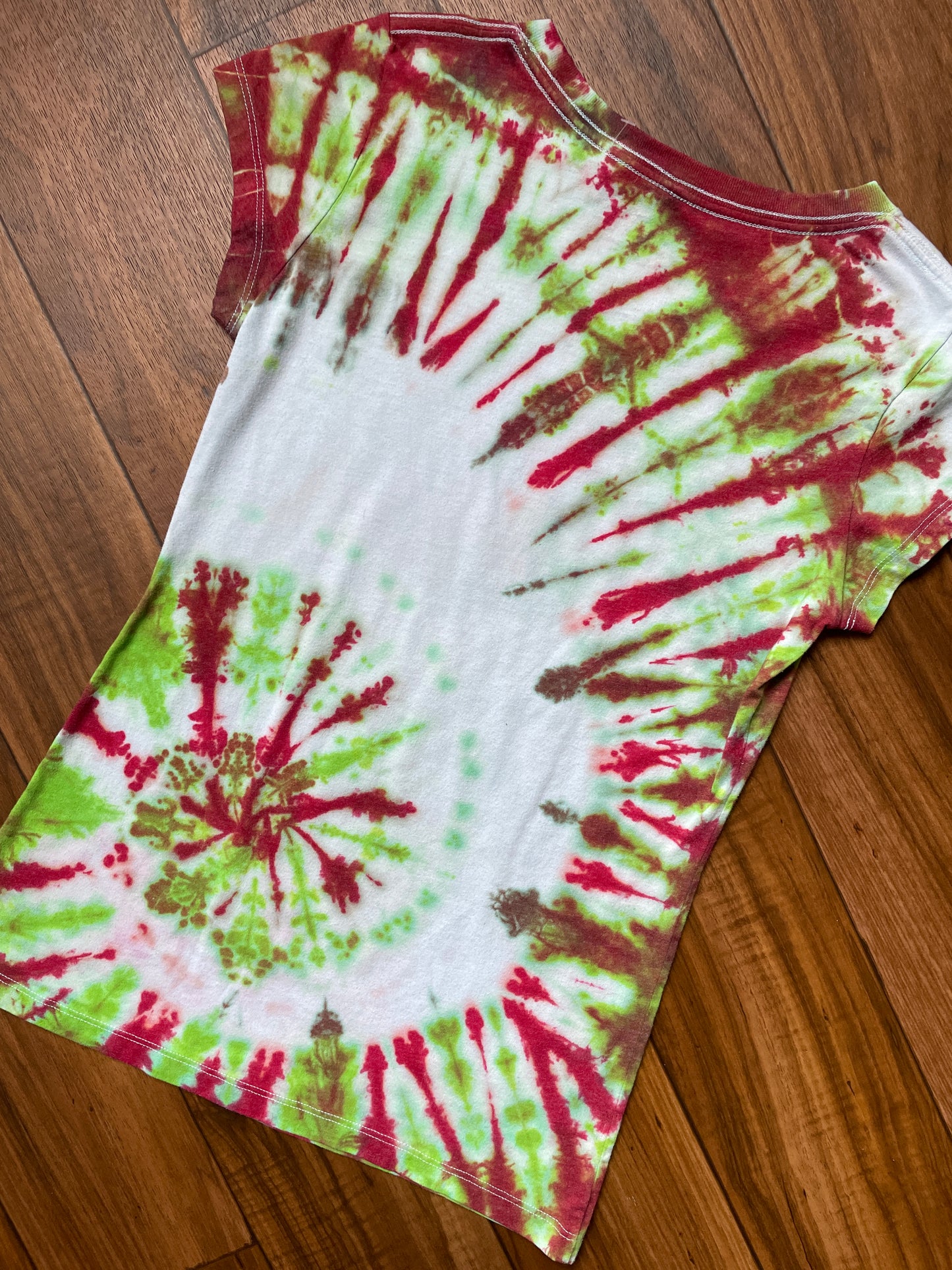 Junior's Medium Bob Marley Tie Dye Short Sleeve T-Shirt