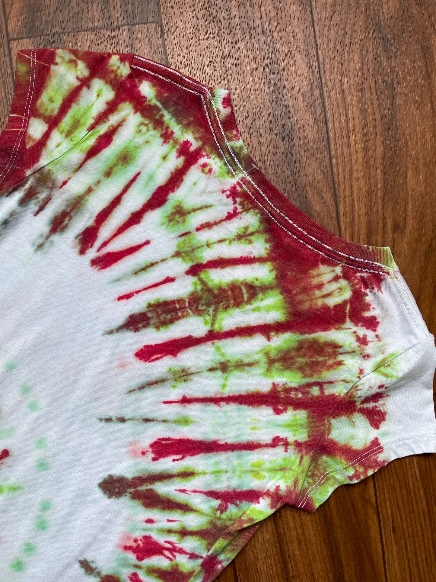 Junior's Medium Bob Marley Tie Dye Short Sleeve T-Shirt