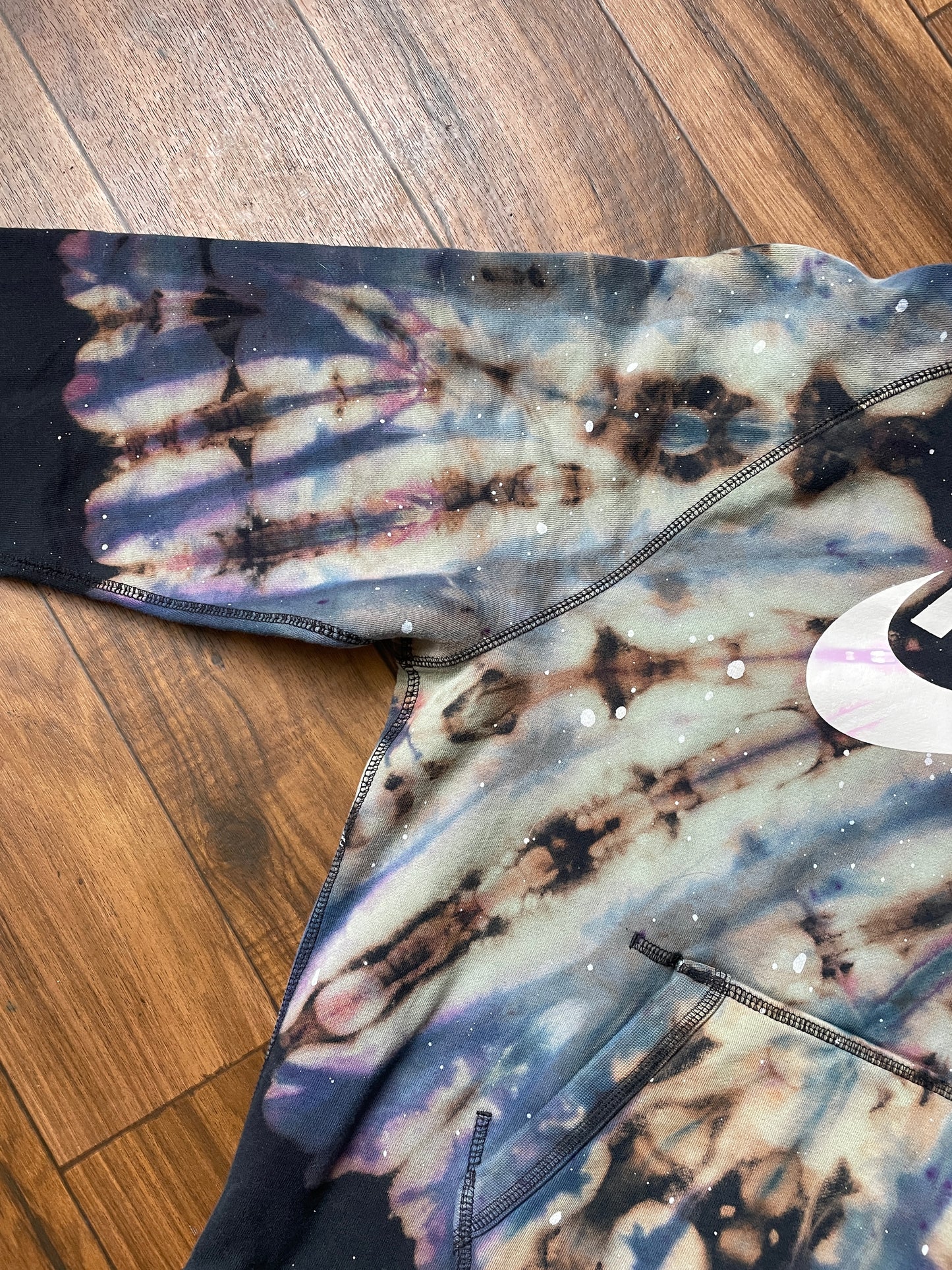 Men's XL Nike Galaxy Spiral Reverse Tie Dye Hoodie