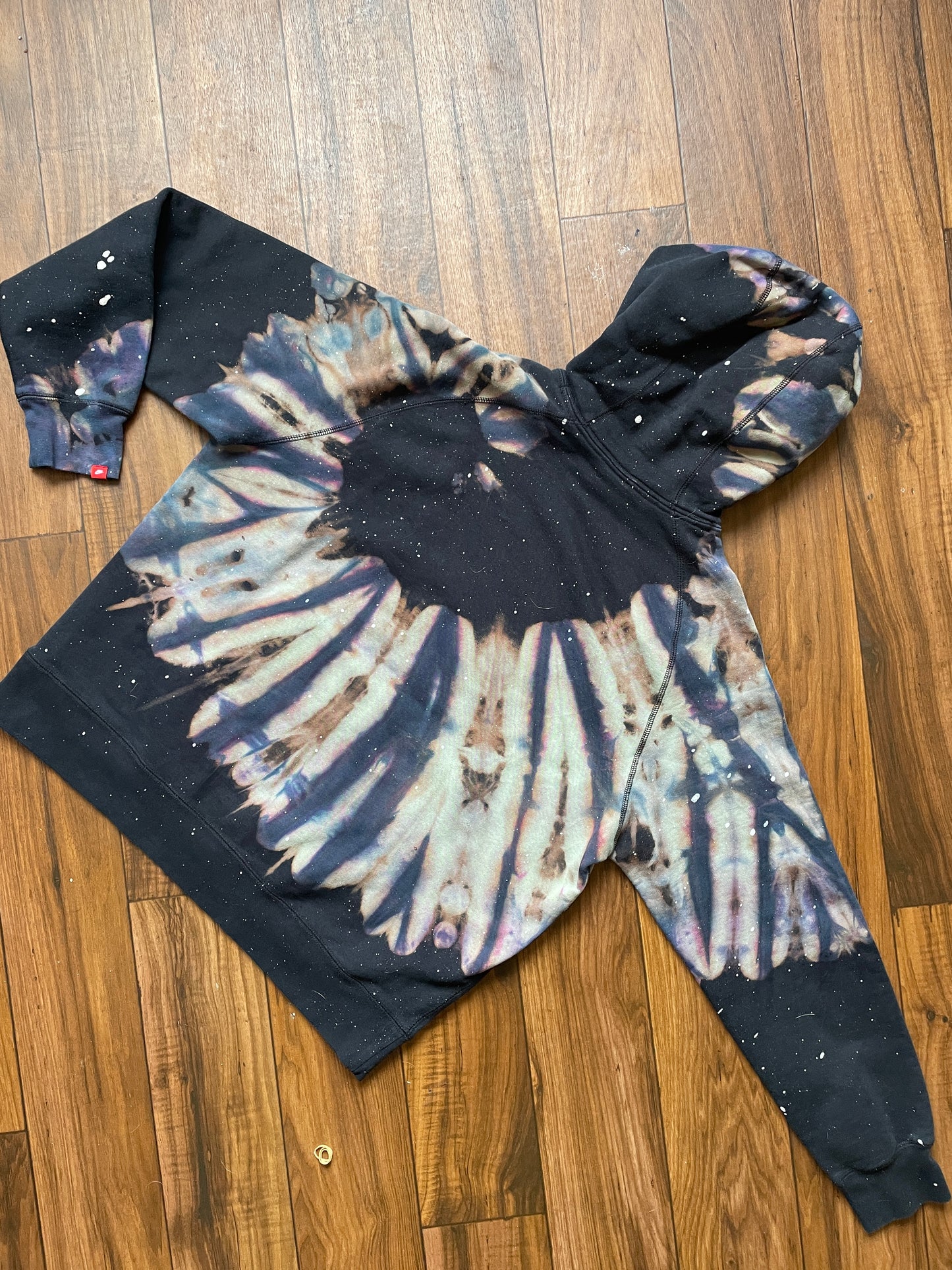 Men's XL Nike Galaxy Spiral Reverse Tie Dye Hoodie