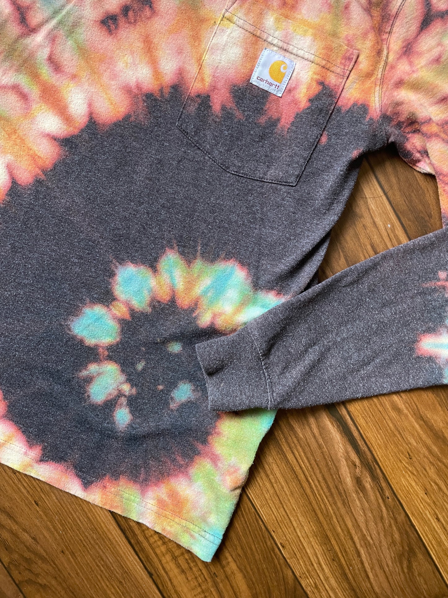 Men's Small Carhartt Tie Dye Long Sleeve T-Shirt