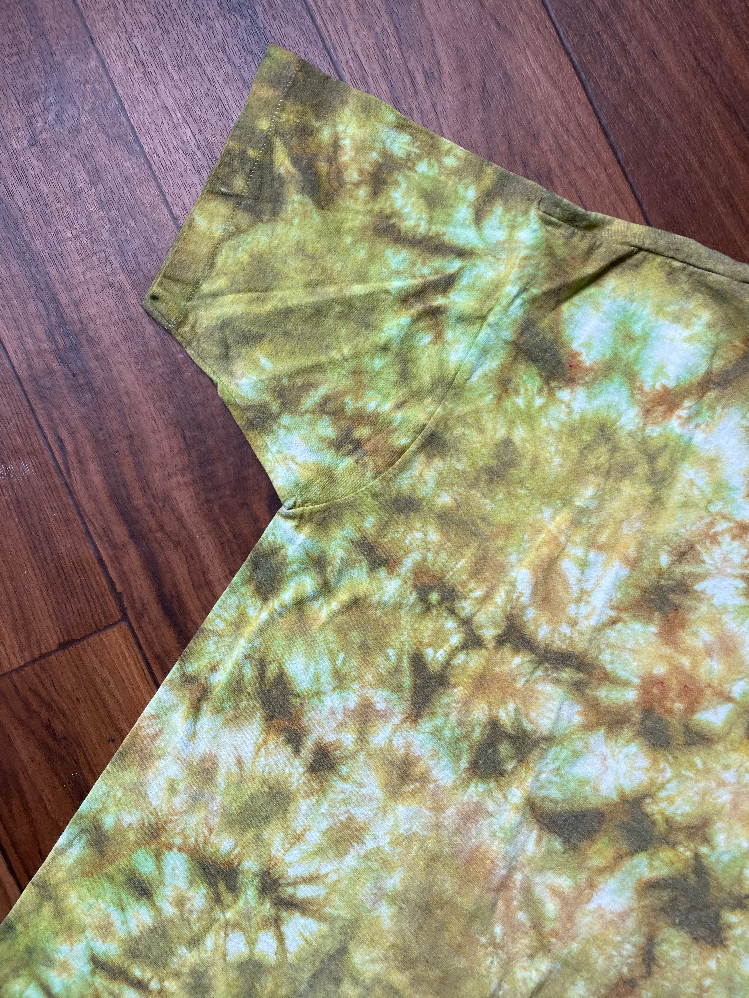 Men's XL Camo Deer Tie Dye Short Sleeve T-Shirt