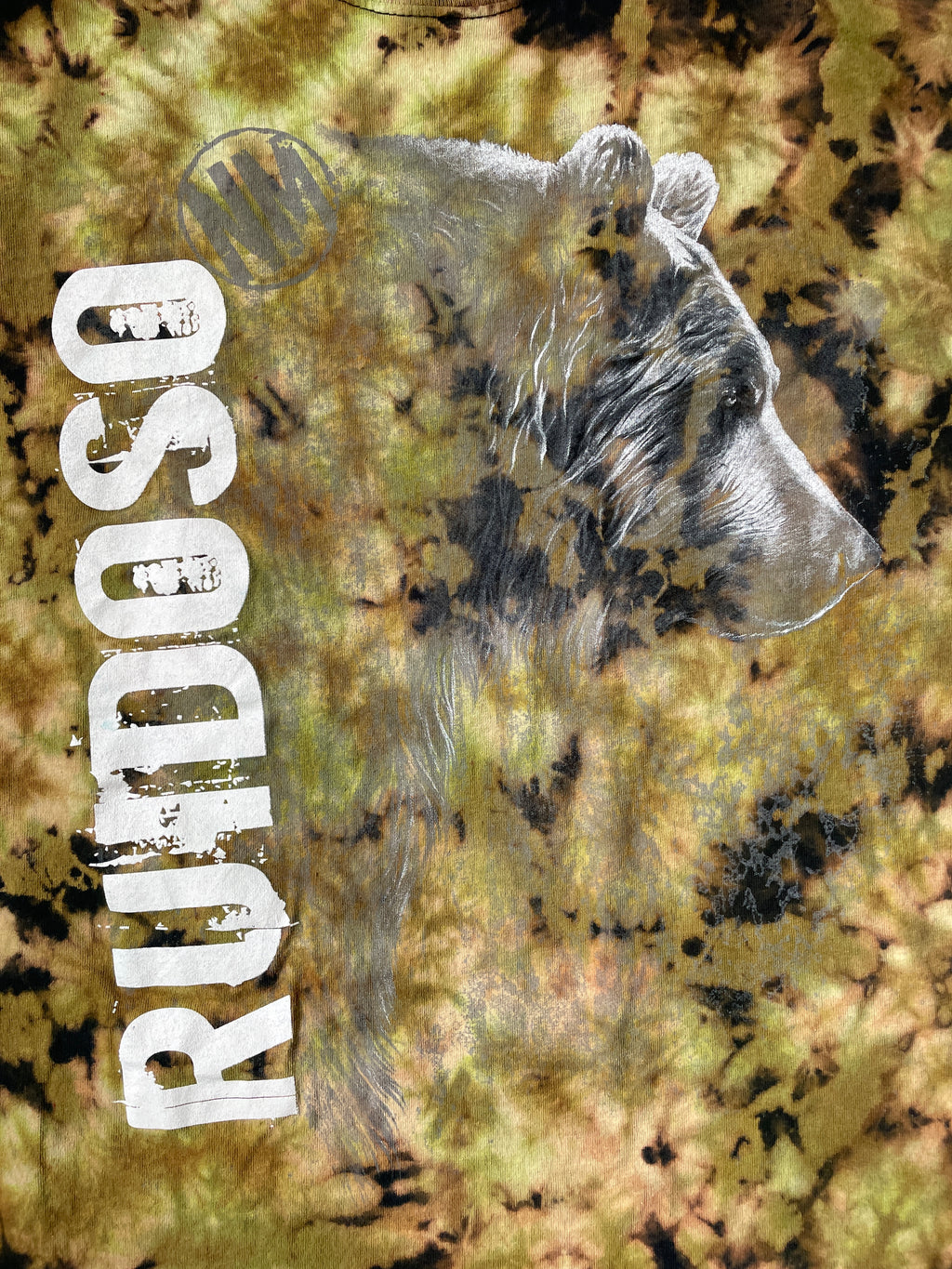 Men's XL Ruidoso Bear Tie Dye Short Sleeve T-Shirt