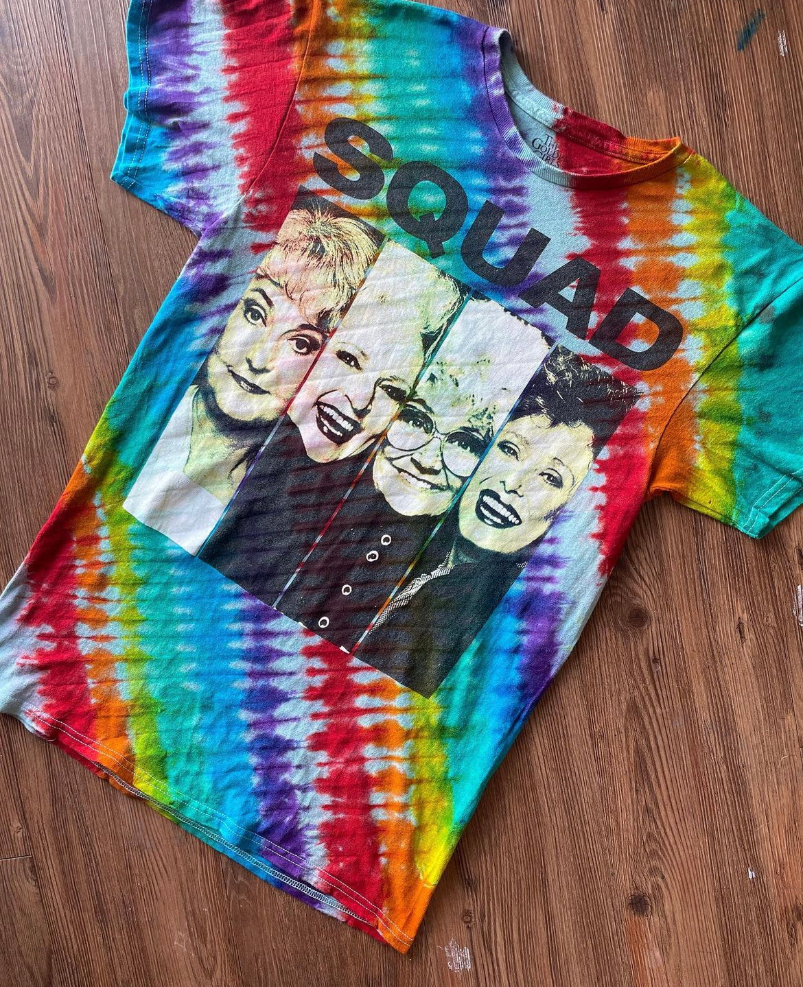 Custom Tie Dye - Diagonal Pleats