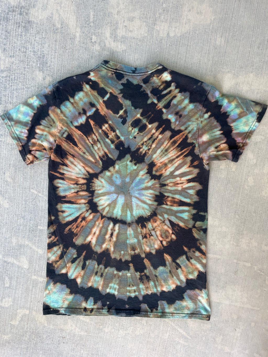 Small Men’s Actual Garbage Dragonball-Z Reverse Tie Dye T-Shirt