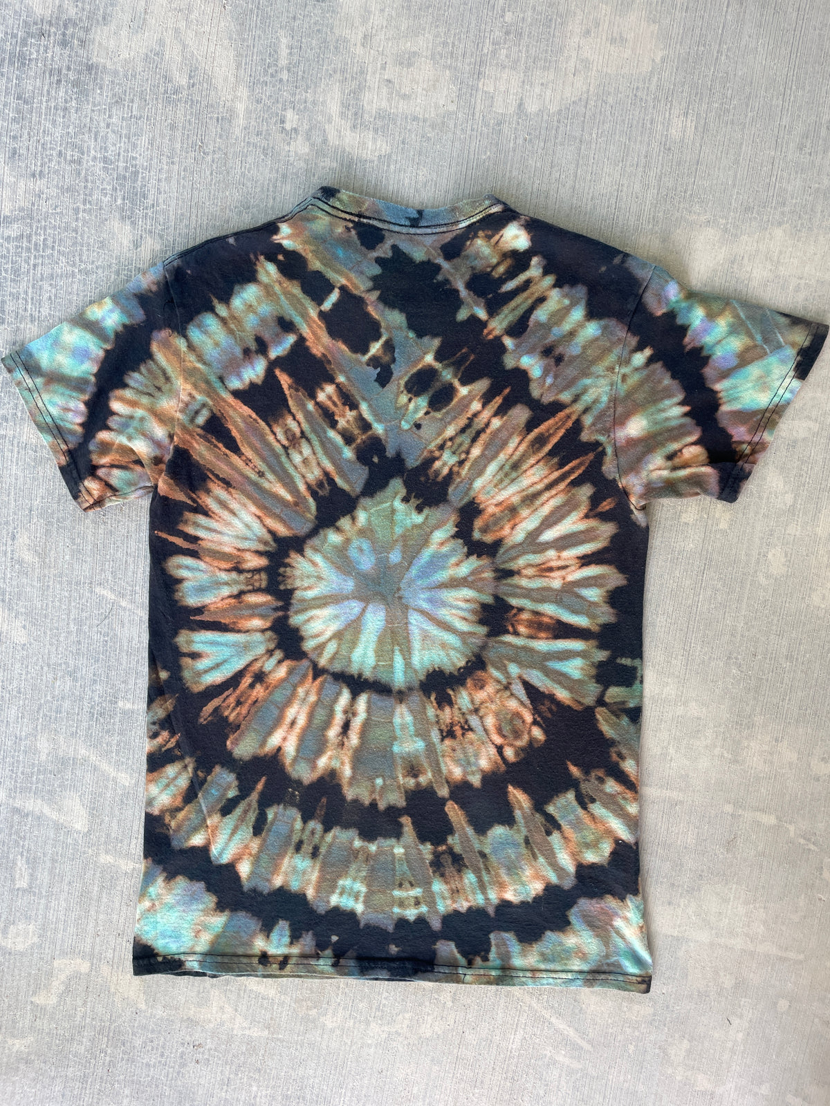 Small Men’s Actual Garbage Dragonball-Z Reverse Tie Dye T-Shirt