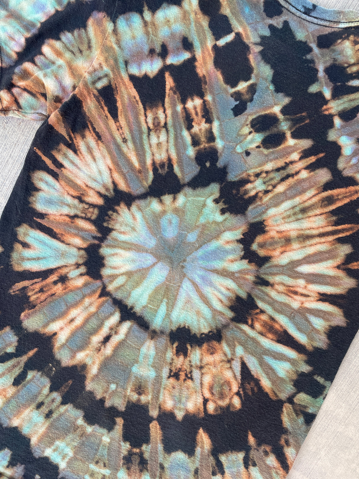 Small Men’s Actual Garbage Dragonball-Z Reverse Tie Dye T-Shirt