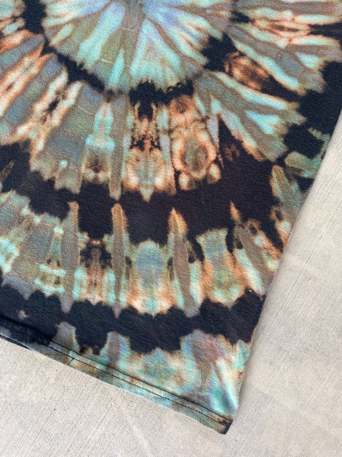 Small Men’s Actual Garbage Dragonball-Z Reverse Tie Dye T-Shirt
