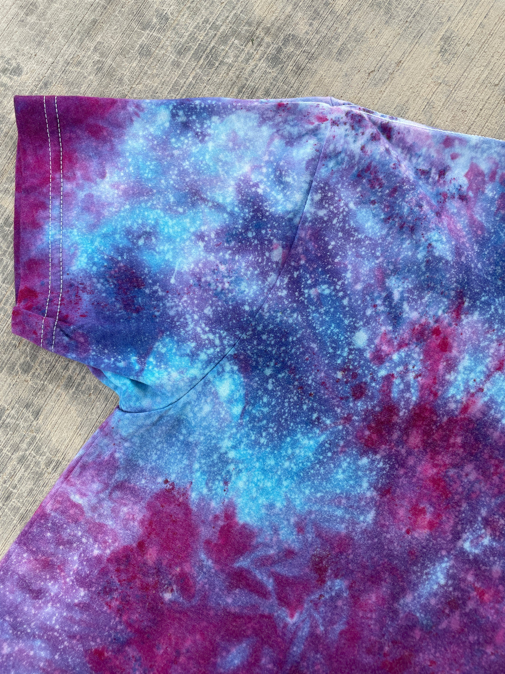 Glass Ceilings Are Meant for Shattering Galaxy Tie Dye Short Sleeve Crop Top