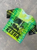 Women's Small Kesha Learn to Let Go Tie Dye Short Sleeve Crop Top