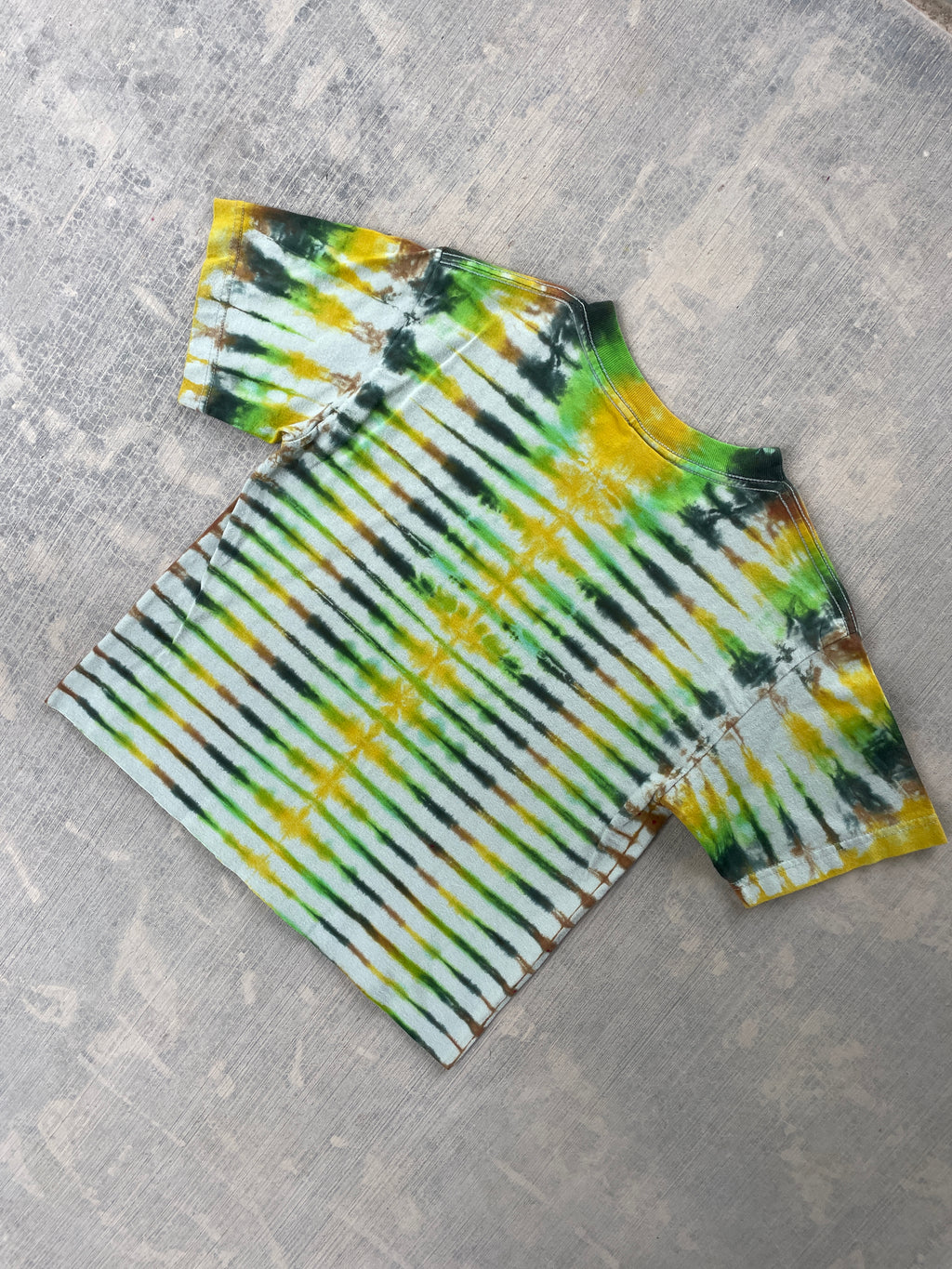 Men's Small Vintage Seattle Bear Handmade Tie Dye Short Sleeve Crop Top