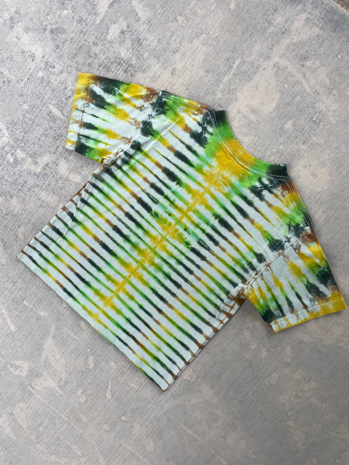 Men's Small Vintage Seattle Bear Handmade Tie Dye Short Sleeve Crop Top