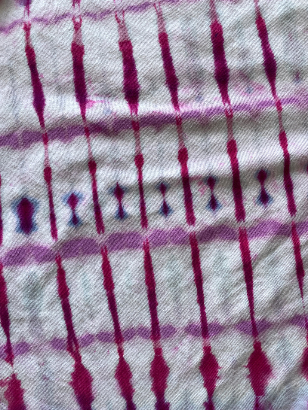 MEDIUM Men’s Handmade Tie Dye Cropped T-Shirt with Breast Pocket | One-Of-a-Kind Pink and White Short Sleeve Crop Top