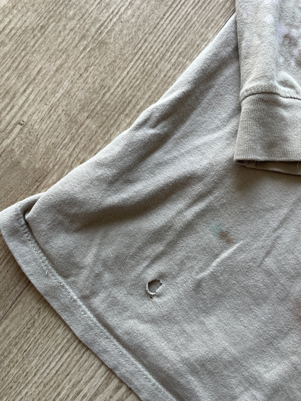 LARGE Men’s The North Face Walls Are Meant for Climbing Tie Dye Long Sleeve T-Shirt | One-Of-a-Kind Upcycled Warm Tones Handmade Reverse Tie Dye Top