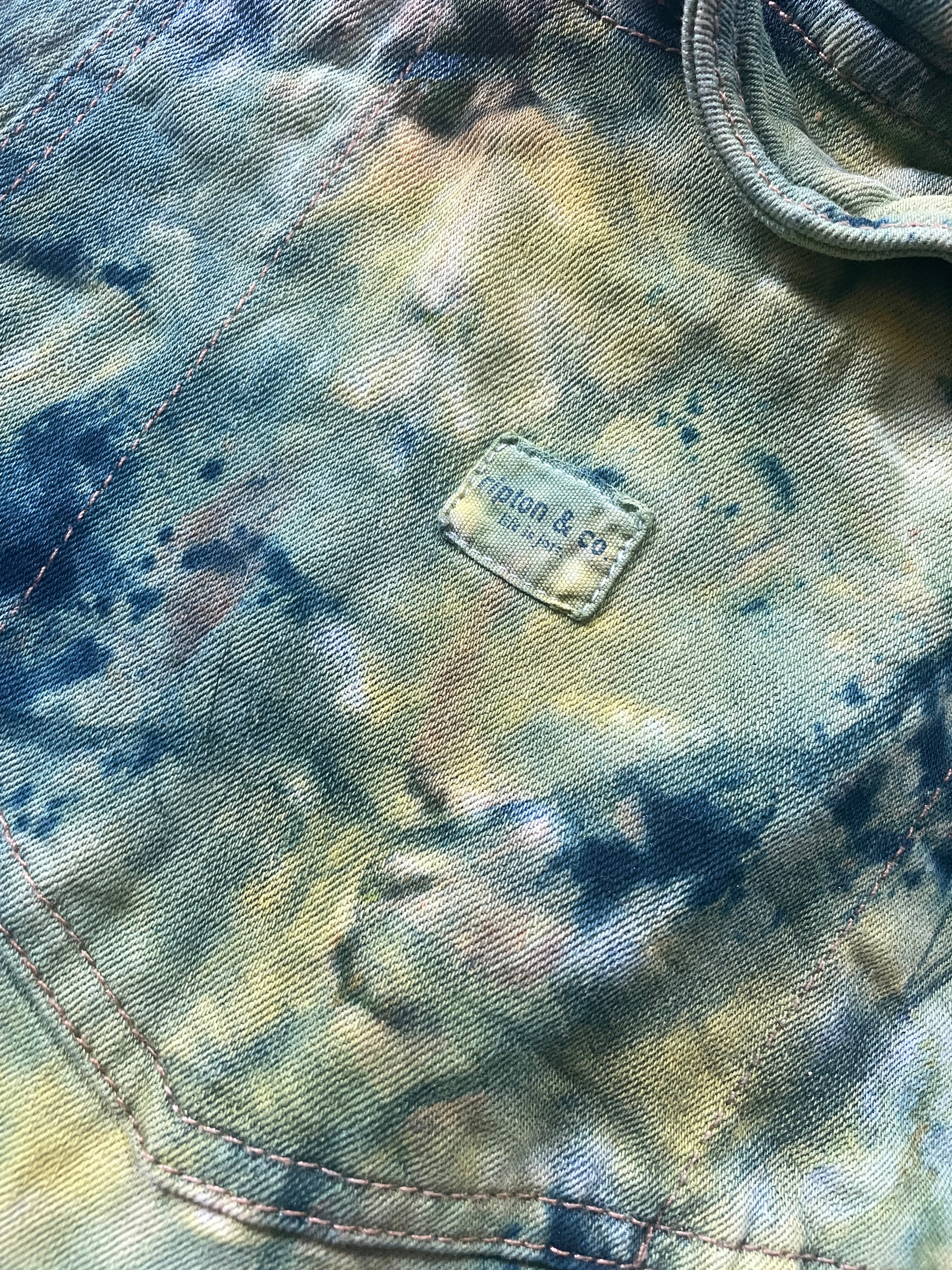 Upcycled Tie Dye Ripton Overalls (Women's Small)
