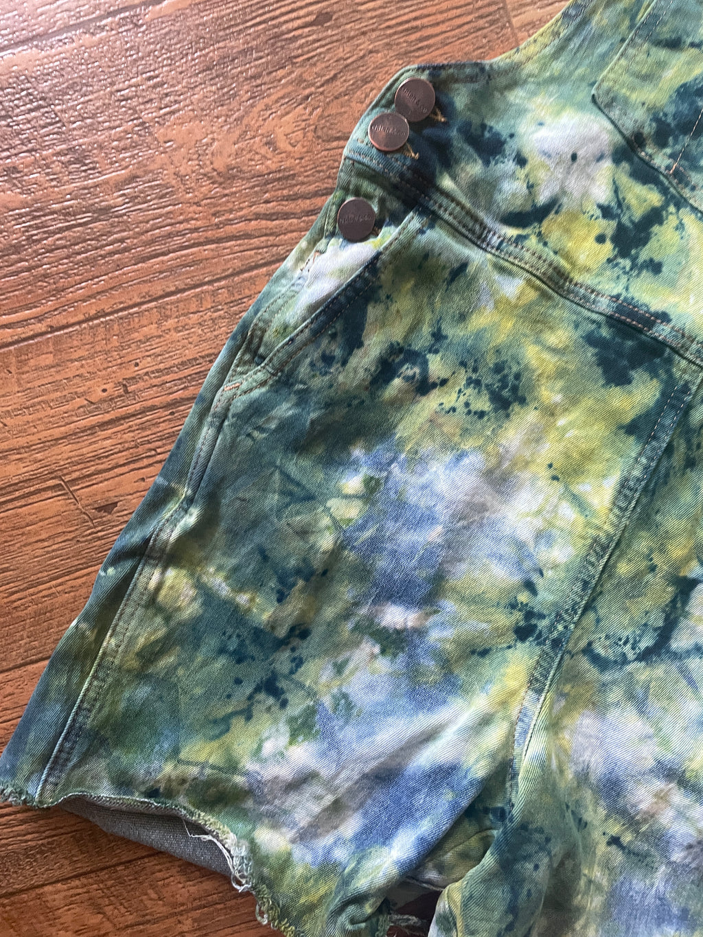 Upcycled Tie Dye Ripton Overalls (Women's Small)