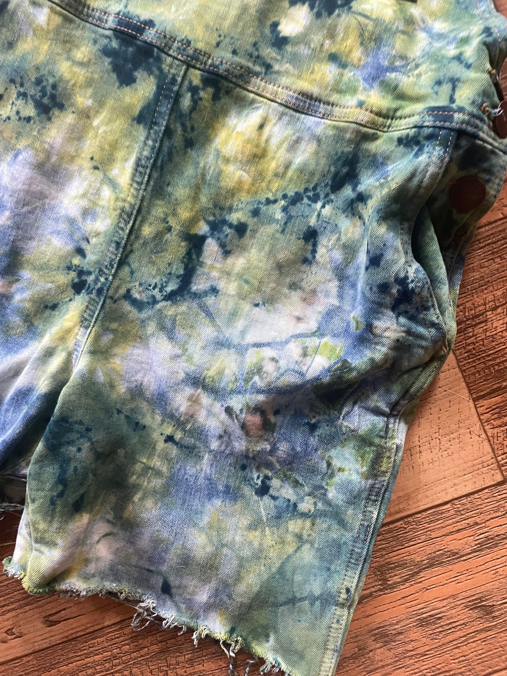 Upcycled Tie Dye Ripton Overalls (Women's Small)