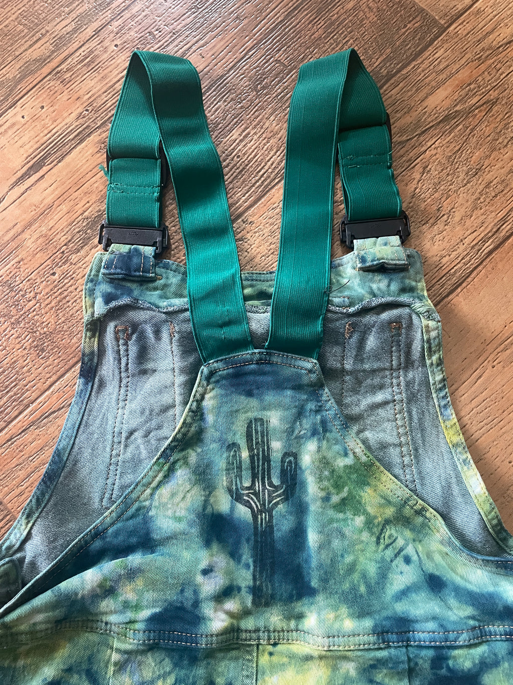 Upcycled Tie Dye Ripton Overalls (Women's Small)