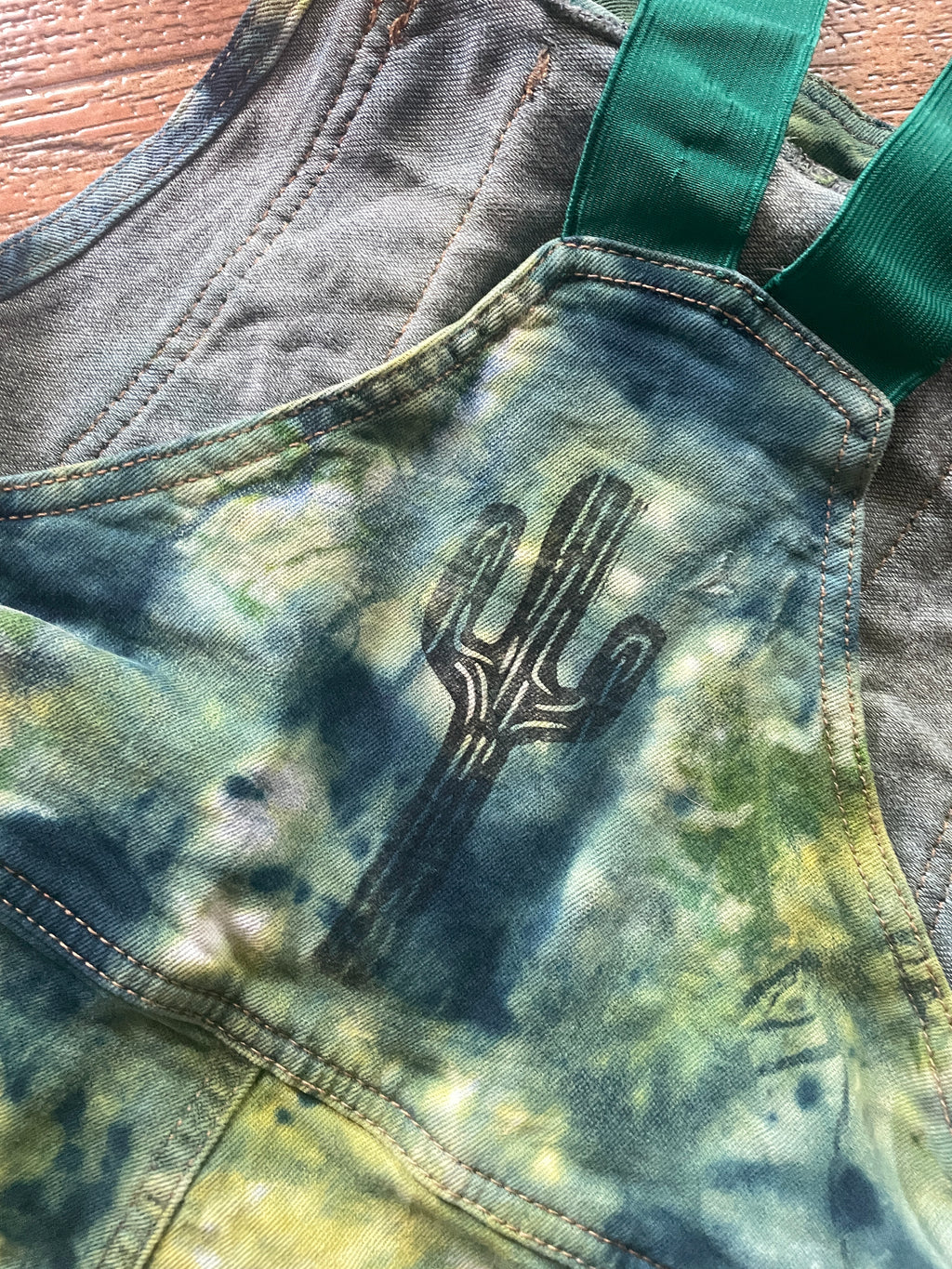 Upcycled Tie Dye Ripton Overalls (Women's Small)