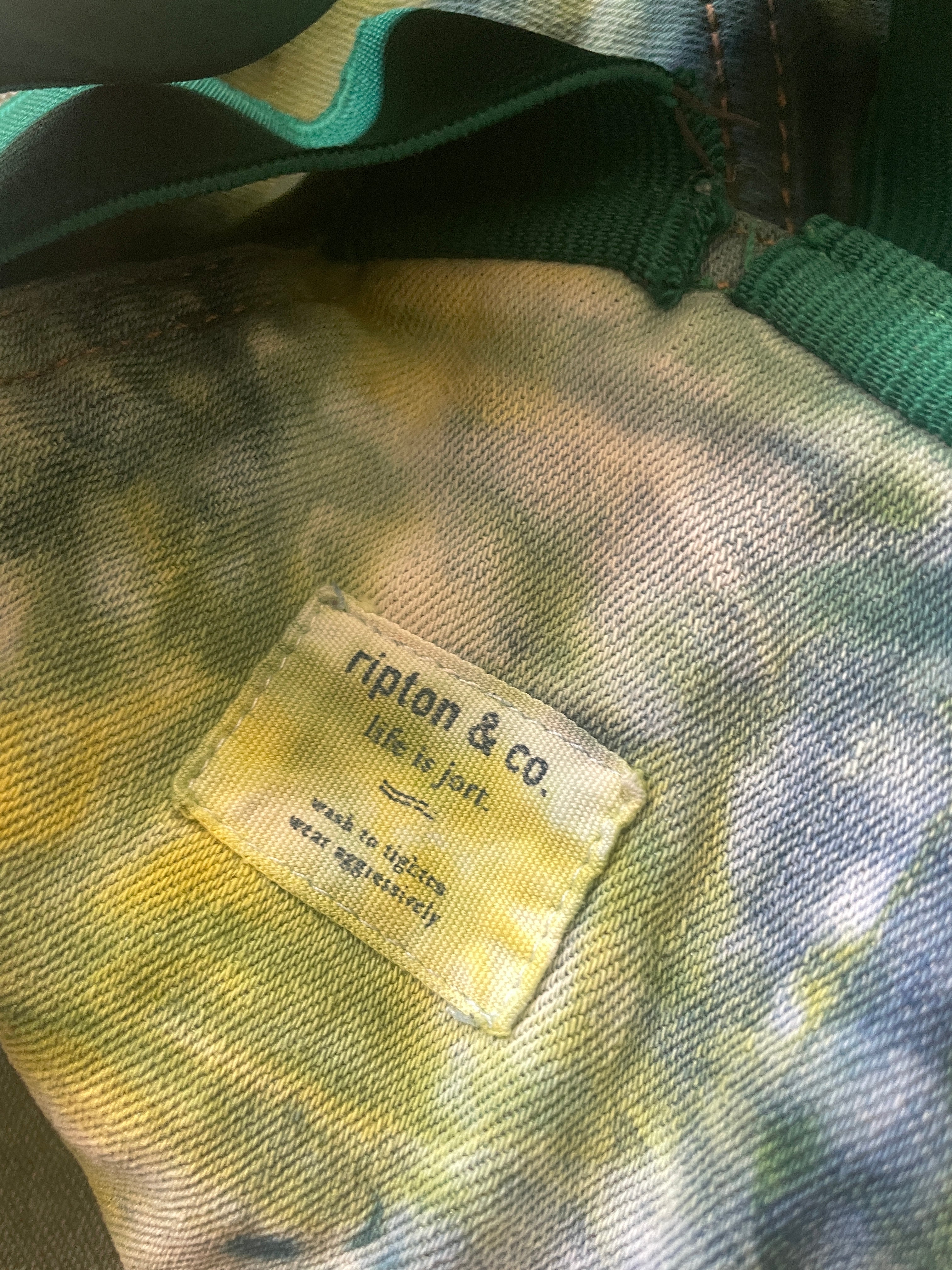 Upcycled Tie Dye Ripton Overalls (Women's Small)