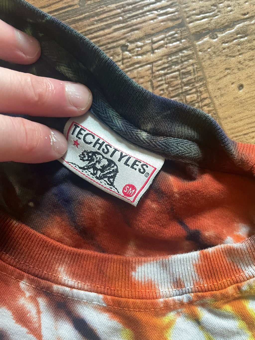 Snowbird Oktoberfest Handmade Tie Dye Crop Top (Men's Small)