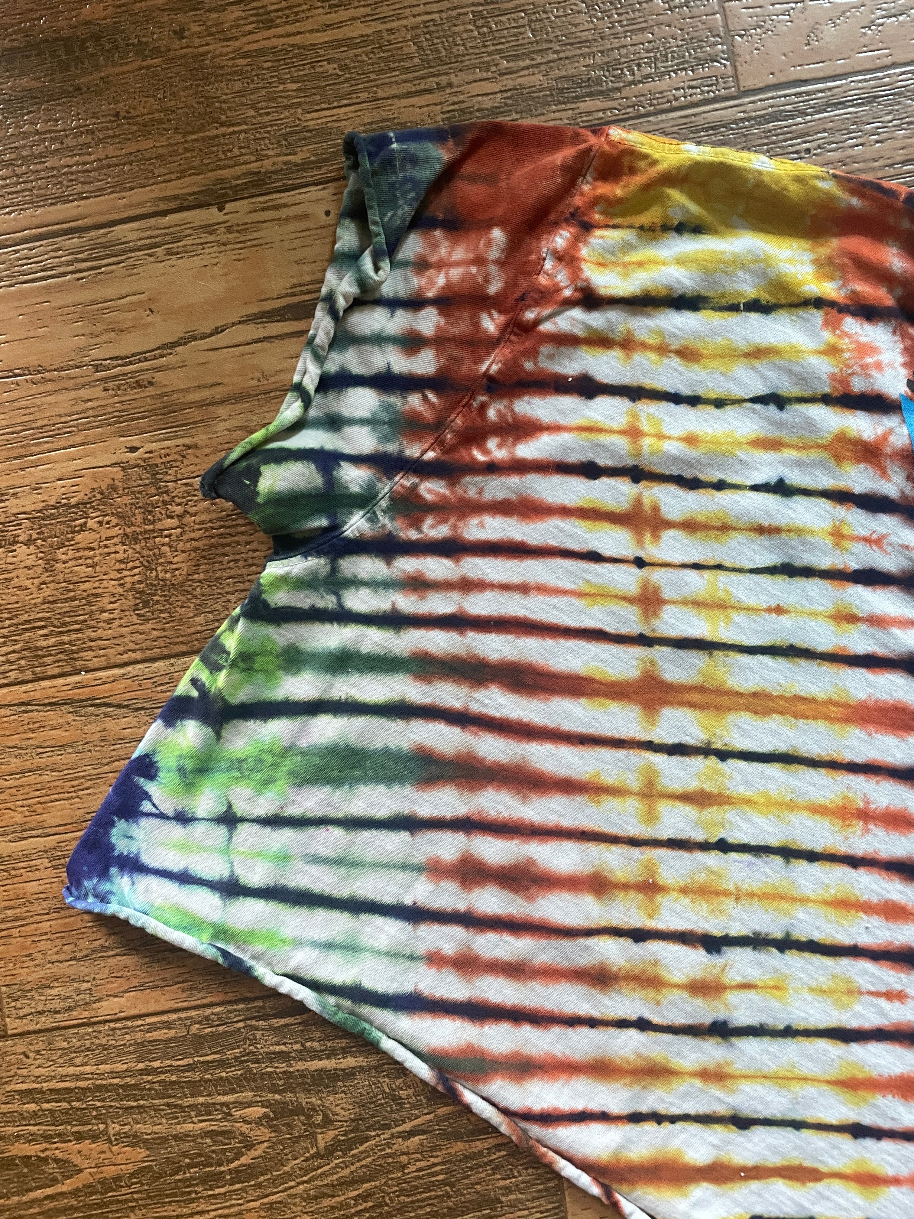 Snowbird Oktoberfest Handmade Tie Dye Crop Top (Men's Small)