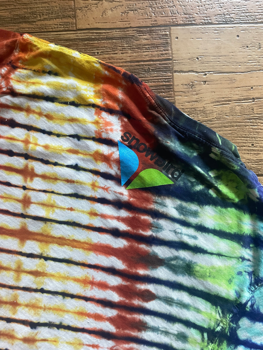 Snowbird Oktoberfest Handmade Tie Dye Crop Top (Men's Small)