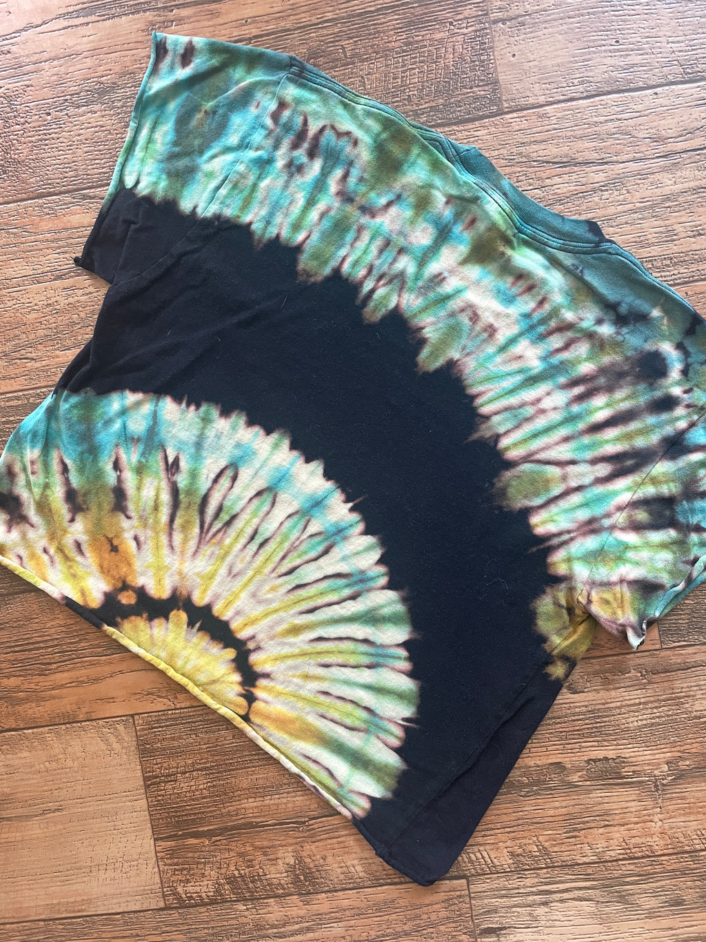 I Only Believe in Science Nacho Libre Handmade Tie Dye Crop Top (Men's Medium)