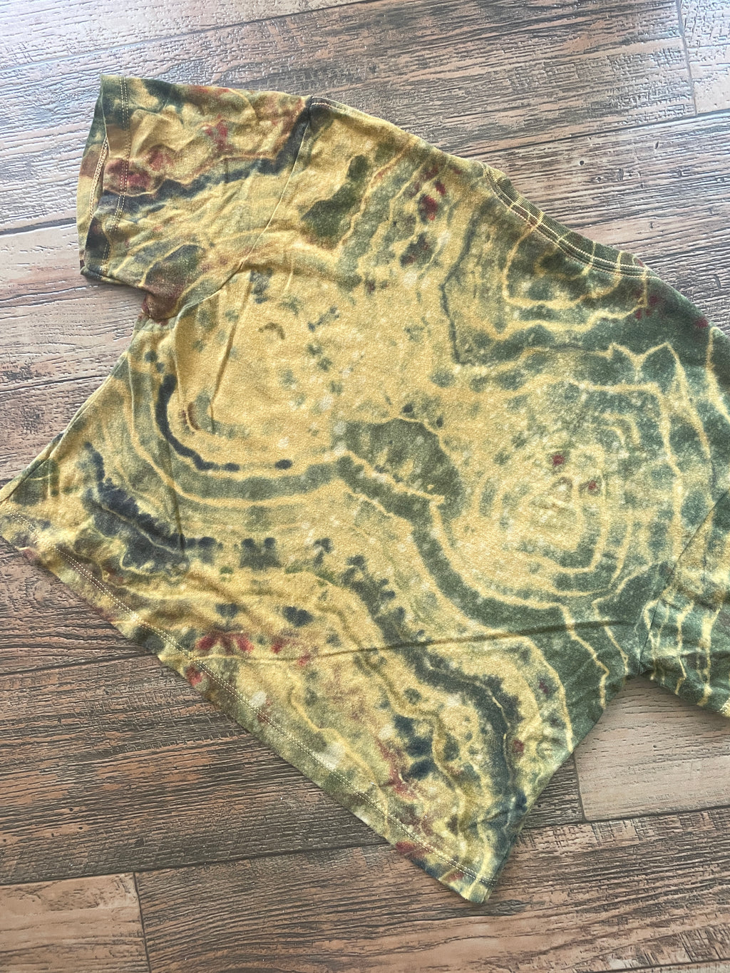 Golden Desert Diamond Tie Dye Crop Top (Men's Medium)