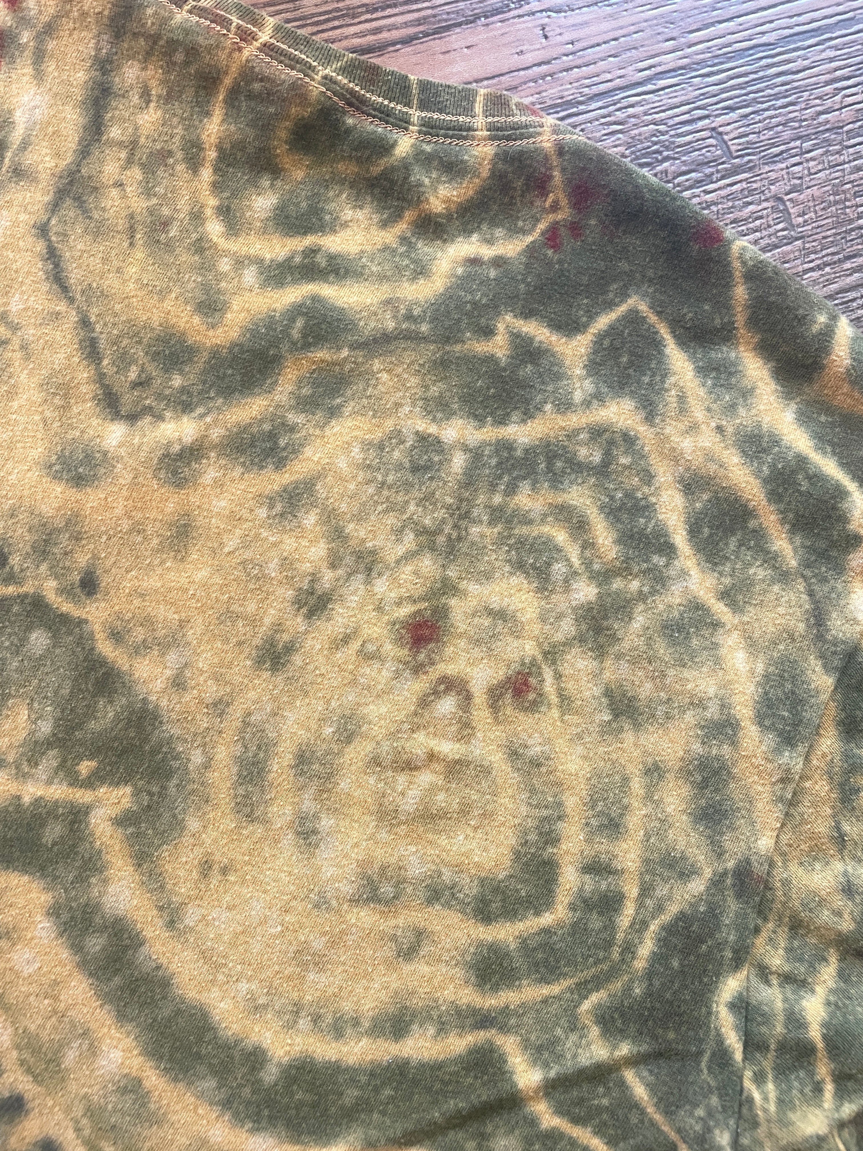 Golden Desert Diamond Tie Dye Crop Top (Men's Medium)