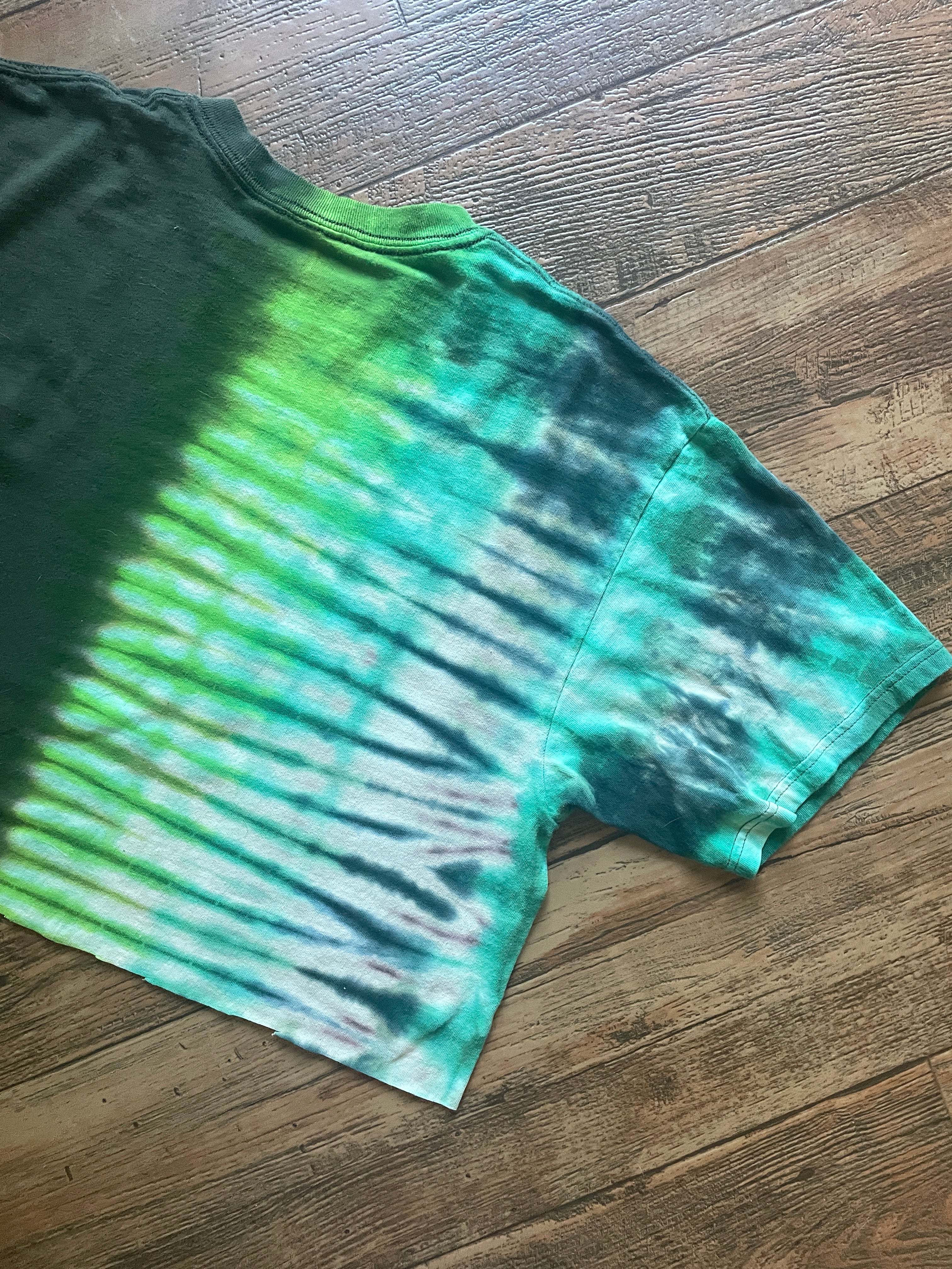 5050 BMX Handmade Tie Dye Crop Top (Men's XL)