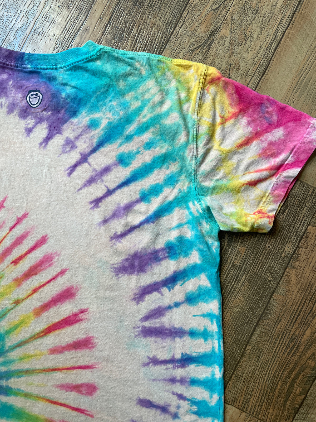 Life is Good "Diversified Portfolio" Tie Dye Short Sleeve T-Shirt | Men's Large