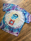 The Rolling Stones Hackney Diamonds Galaxy Geode Tie Dye Short Sleeve T-Shirt | Men's Large