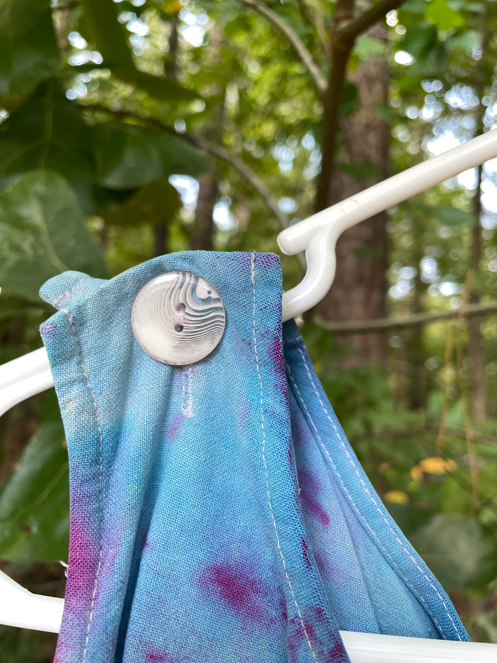 LARGE Women’s Handmade Galaxy Dye Silk Dress | One-Of-a-Kind Upcycled Sleeveless Dress