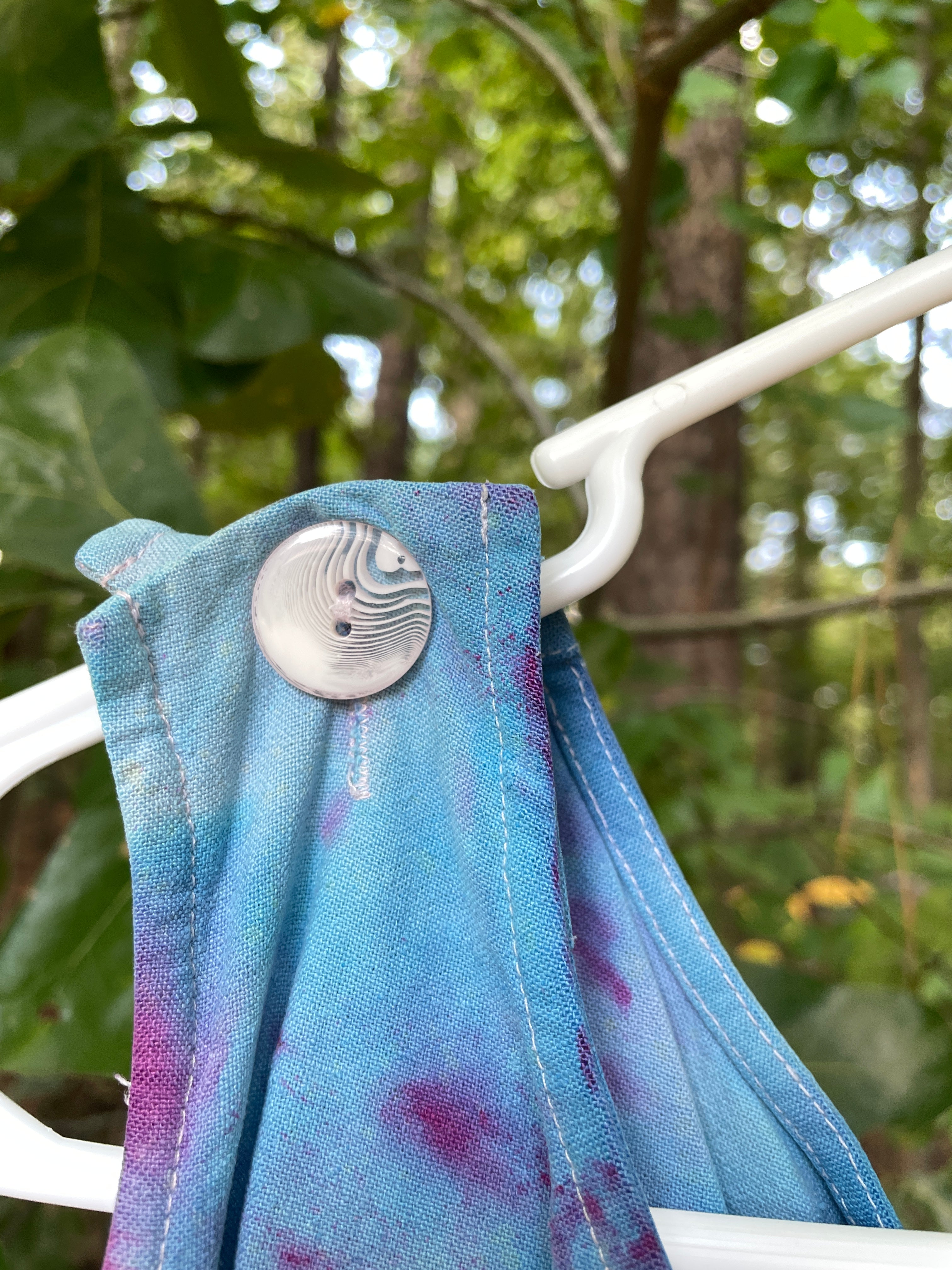 LARGE Women’s Handmade Galaxy Dye Silk Dress | One-Of-a-Kind Upcycled Sleeveless Dress