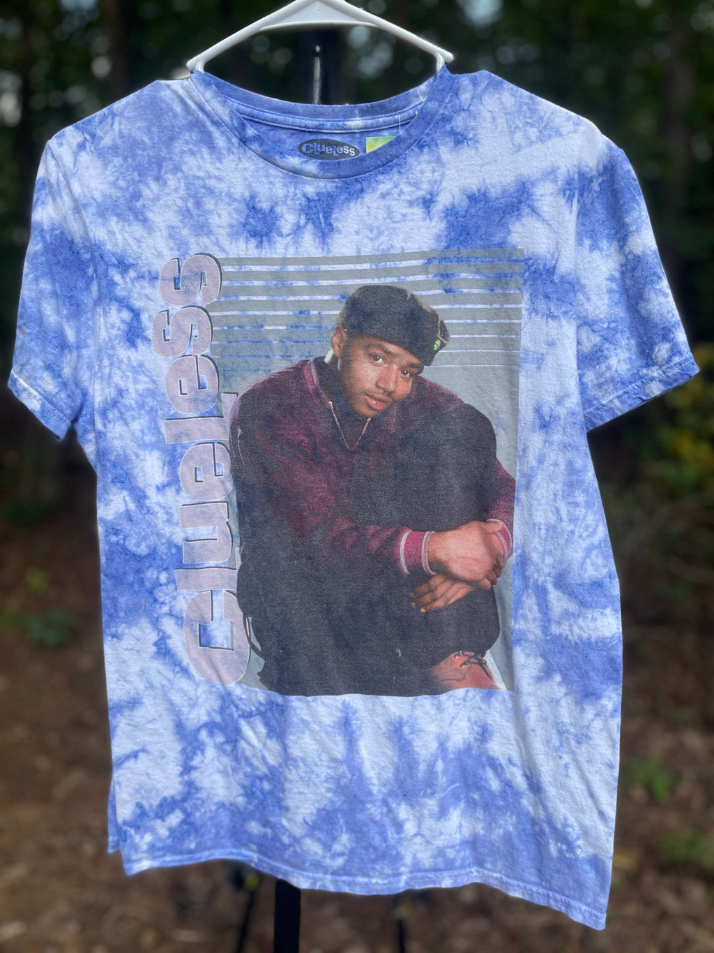 Clueless Murray (Donald Faison) Pastel Purple Tie Dye Short Sleeve T-Shirt (Men's Medium)