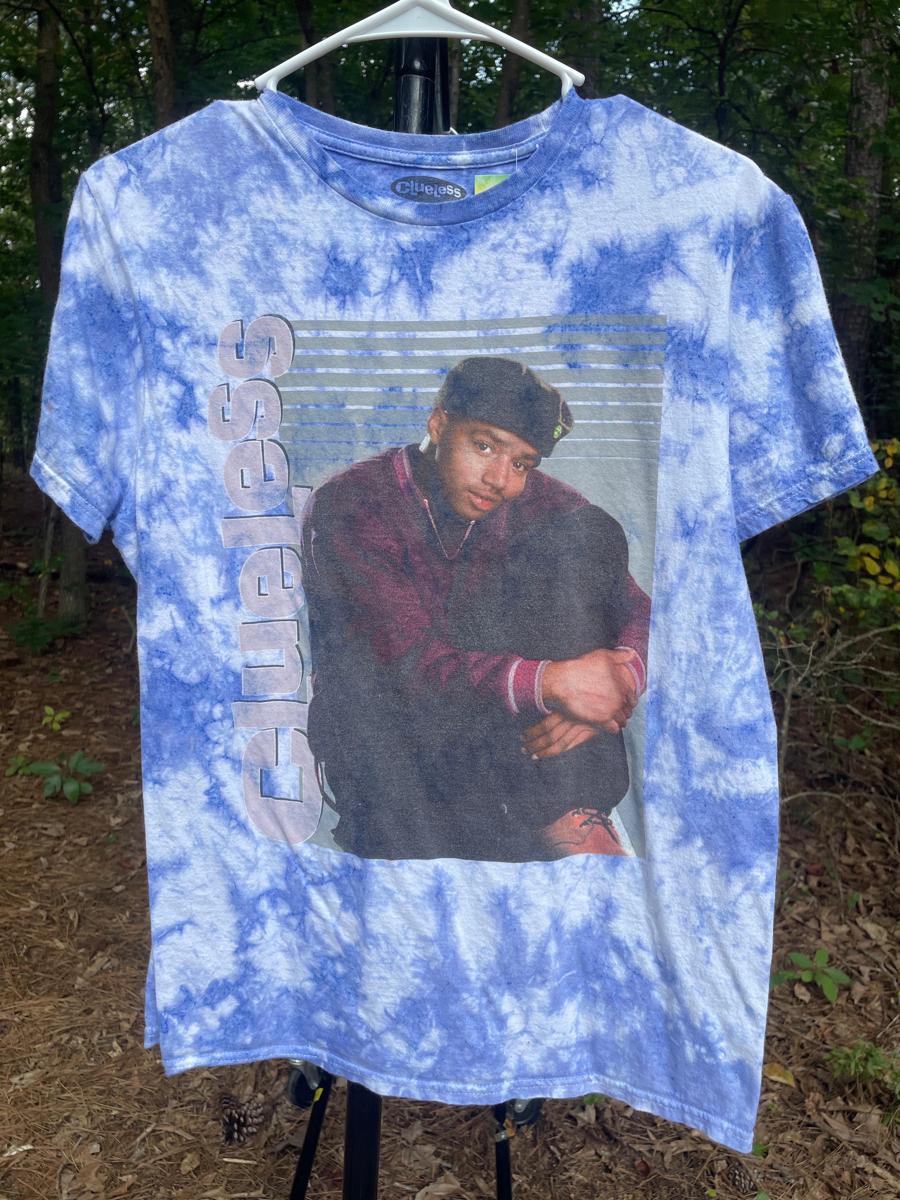 Clueless Murray (Donald Faison) Pastel Purple Tie Dye Short Sleeve T-Shirt (Men's Medium)